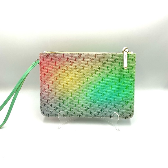 Jimmy Choo Vibrant Farha Ombré Clutch #1100 - Picture 2 of 5